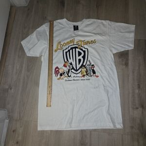 Vintage 1990s Pristine Warner Bros. White Looney Tunes Character Tee